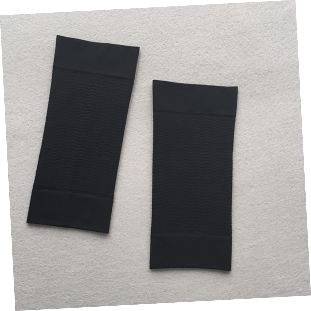 Manicotti Compressione Braccia 1 Paio in Fibre Acriliche per Adulti | Nero, Leggeri e Discreti Sotto i Vestiti, per Fitness e Passeggiate al Parco