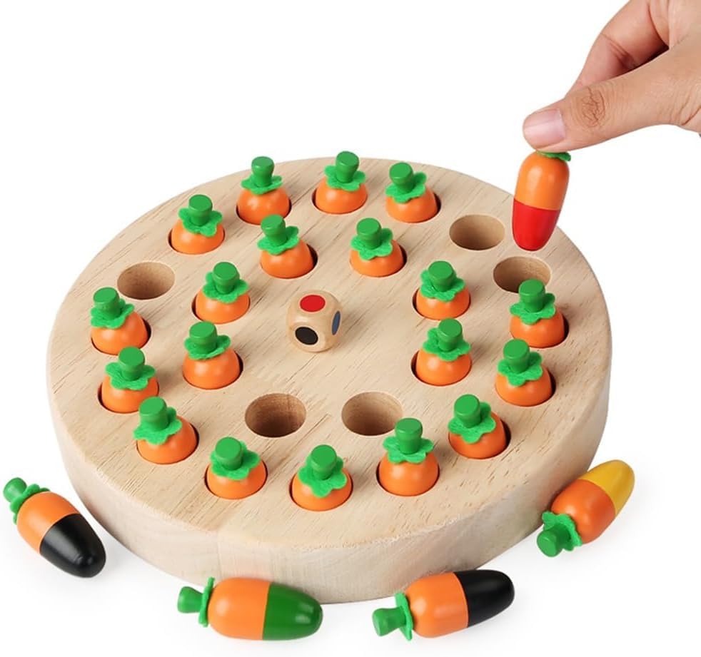 SHINETOY Matching Games, Carrot Wooden Memory Match Stick Chess Game,BLOWEST Colorful Memory Chess, Funny Block Board Game, Early Educational Toy, Brain Trainig Games (B0CZT1CVCN) Amazon Price History, Amazon Price Tracker