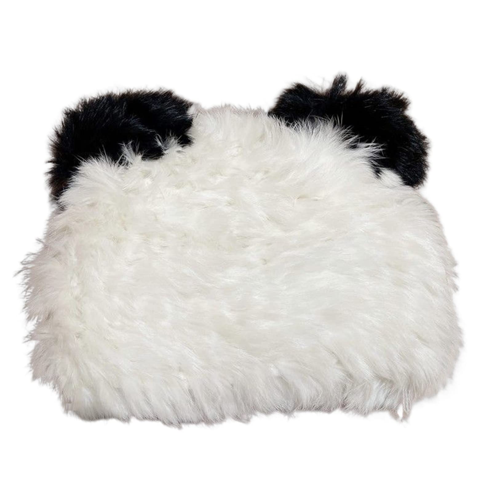 GRABAGECAN Plush Panda Hat Faux Bear Hat Hat Bear Ear Hat Plush Cat Ear Hat Funny Skullies