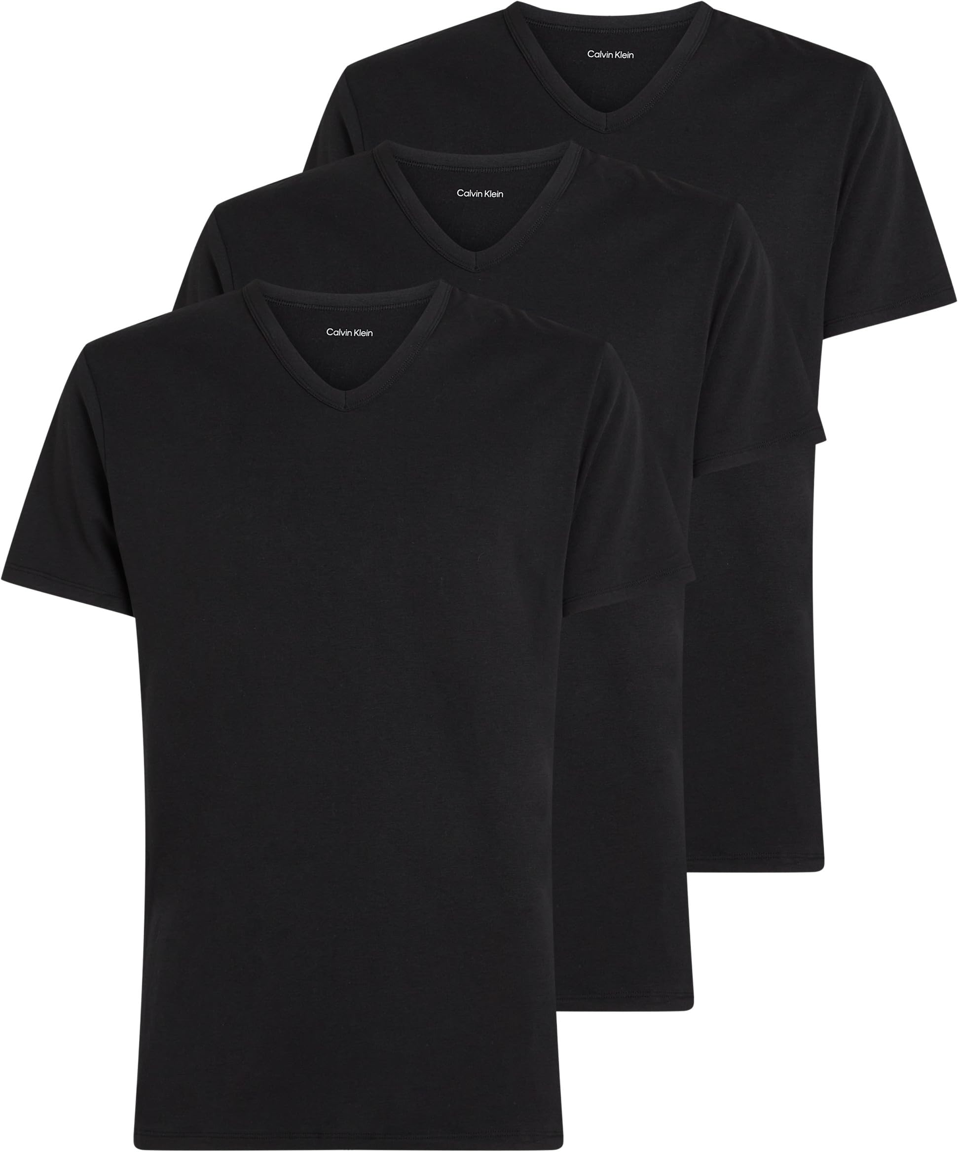 Calvin Klein Koszulka S/S Mężczyźni S/S V Neck 3pk Lv00nb4186
