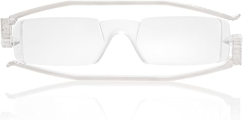 Nannini anteojos de lectura, compactos, patillas, óptica 1.0, (vidrio)