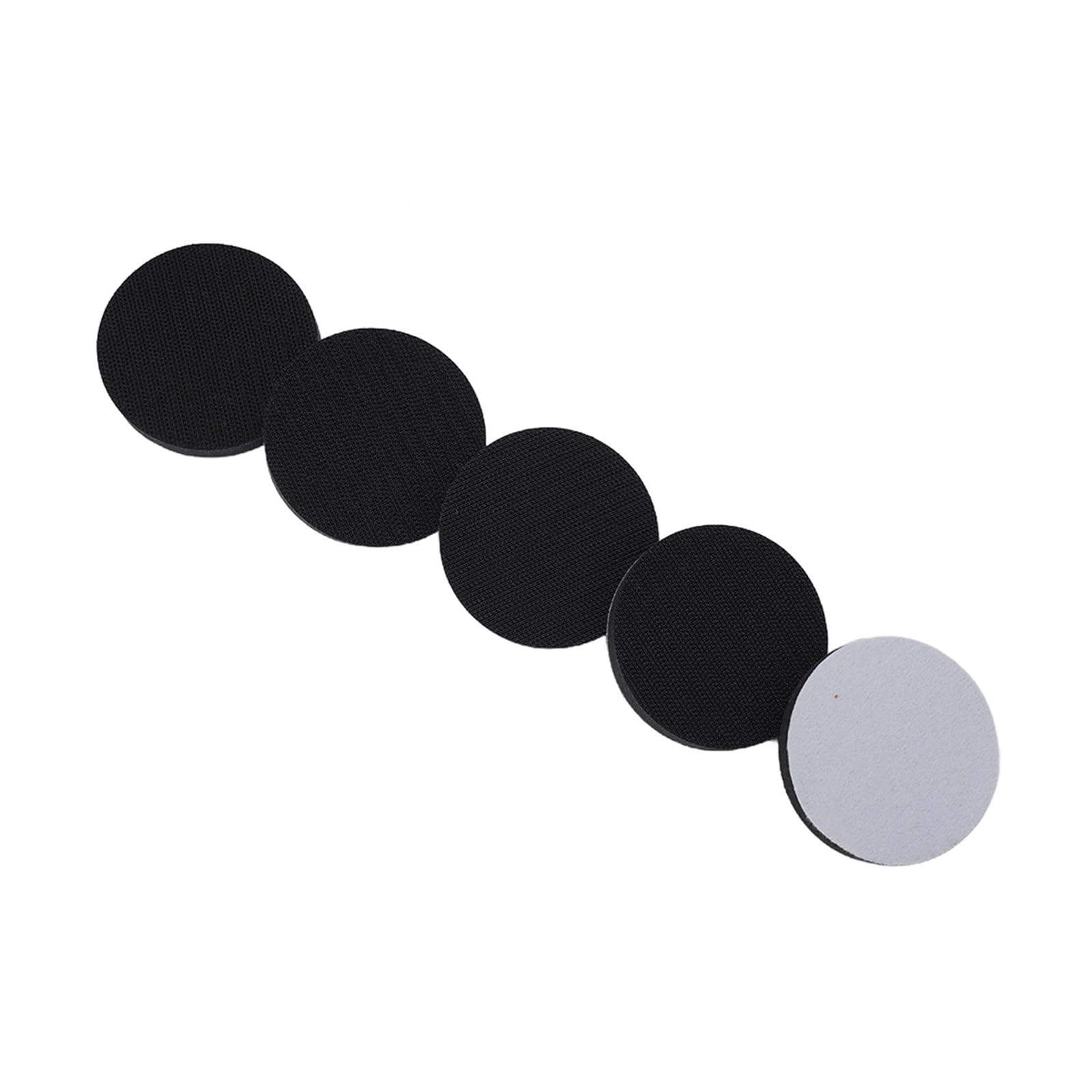 Rueda de pulido para amoladora de banco, 5 unidades de almohadillas interfaz esponja suave 50 mm y 75 con gancho bucle plato soporte for lijadora, pulidora disco lijado(5pcs 50mm)