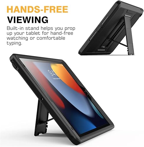 Miniatura 6 de MoKo Funda para iPad de 10.2 pulgadas, iPad de 9 generación 2021, iPad de 8 generación 2020, iPad de 7 generación 2019, resistente, a prueba de