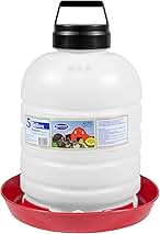 Hanging Chicken Waterer, 5 Gallon Capacity - Durable BPA-Free Plastic Poultry Fountain with Top Fill Design - Automatic Water Dispenser for Chickens, Ducks, Turkeys & Game Birds