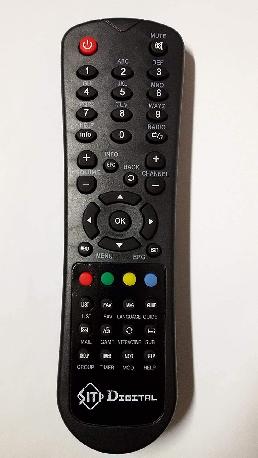 Hybite® Siti Digital Cable SetTop Box Compatible for Siti Digital Cable SetTop Box (Please Match The Image with Your existing or Old Remote Before Ordering) (B08Y71WNGB) Amazon Price History, Amazon Price Tracker