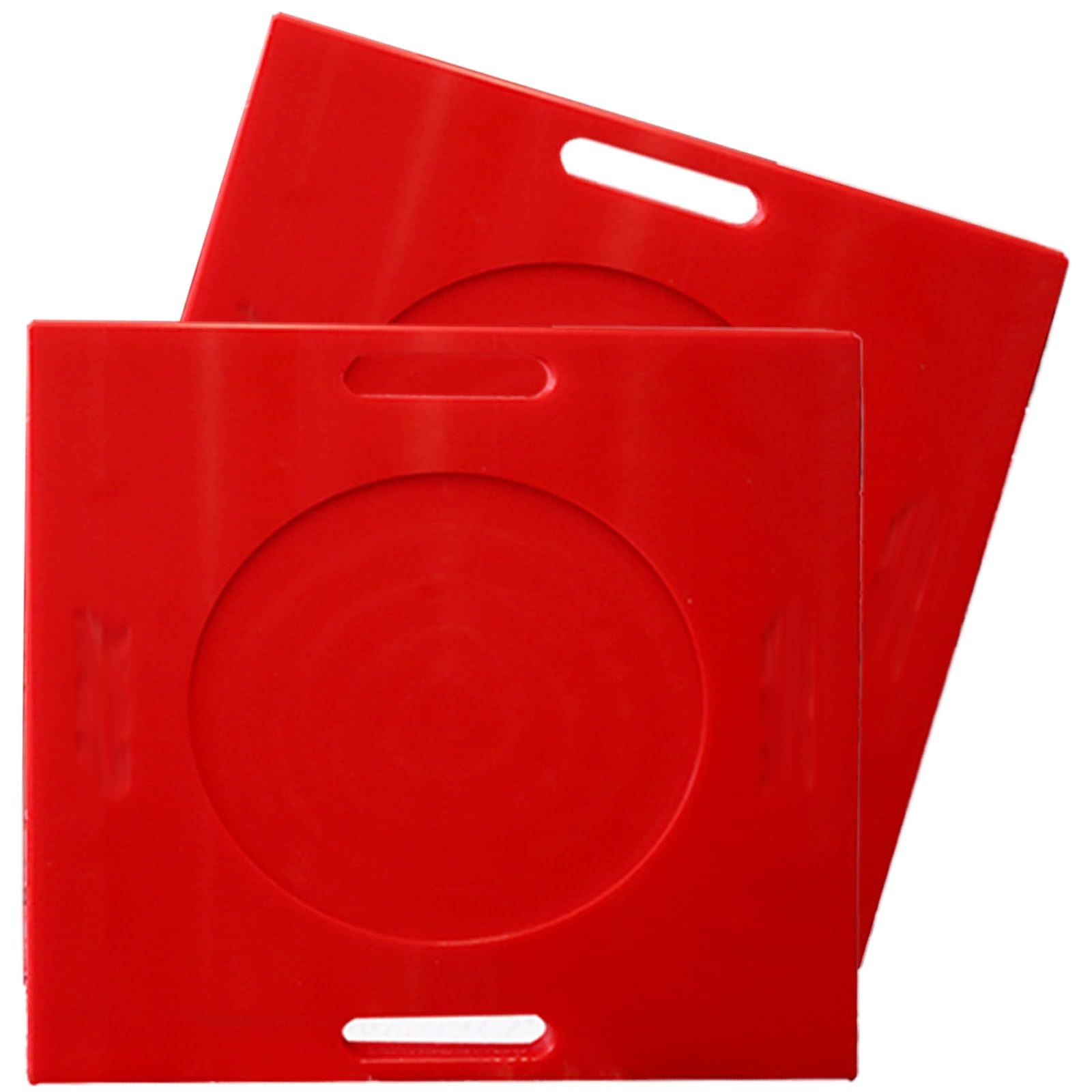 Generico Confezione da 4 tappetini stabilizzatori Personalizzati - 40x40 cm, Resistenti, per Gru, Pompe per calcestruzzo e Supporto Camper - Blocchi di atterraggio per martinetti da 40 tonnellate per