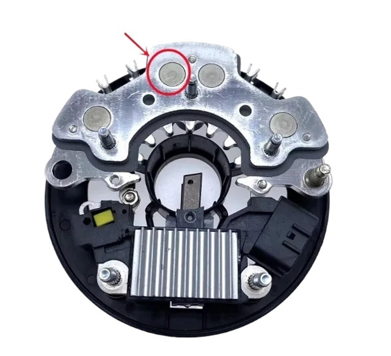 1pc adatto per Nissan Tiida x-trail Teana generatore di energia eolica regolatore raddrizzatore a diodi montaggio a ponte Raddrizzatore a Ponte(2PIN C)