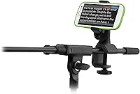 Vista 5 de IK Multimedia iKlip Xpand Mini soporte para micrófono con soporte para teléfono, compatible con teléfonos inteligentes iPhone y Android de 3.5" a