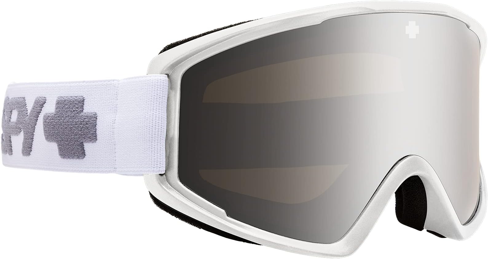 Spy Crusher Elite Matte White - Bronze Silver