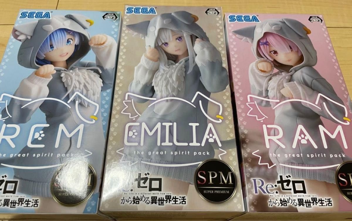 Re:ゼロから始める異世界生活 スーパープレミアム 大精霊パック 3体セット Amazon.co.jp: Re ゼロから始める異世界生活 スーパープレミアム