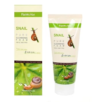 Farm Stay Korean Pure Snail Foam Cleanser [ 180ml / 6.09oz ]