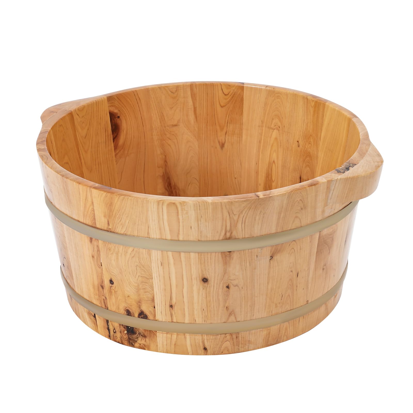 Bañera de pies de madera, herramientas de baño de pies, cubo grande para bañera, mejorar el sueño, aliviar la fatiga, cubo de madera portátil para pies para familias, centros de baño de pies