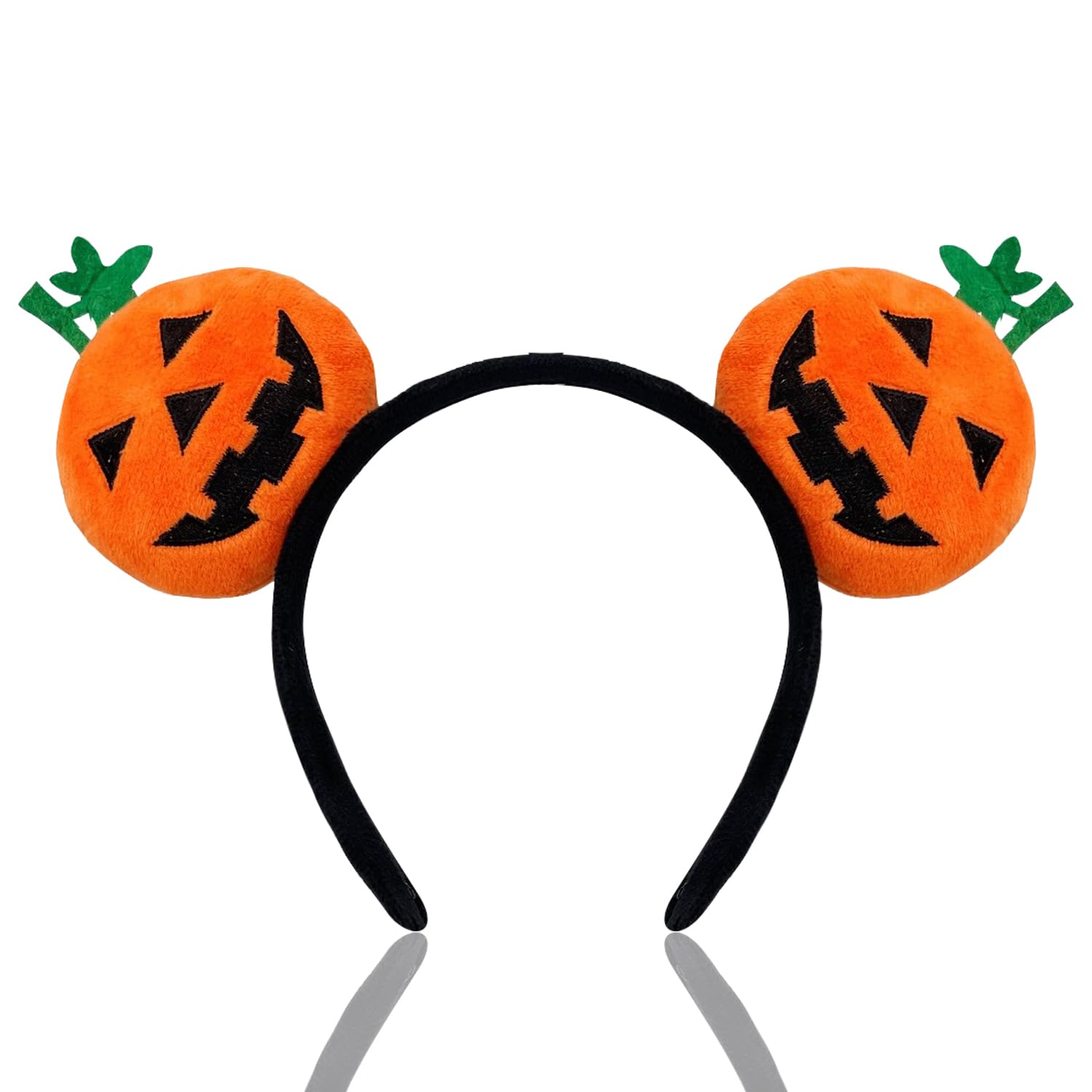 Halloween Pumpkin Headband, Orange Fuzzy Pumpkin Hair Accessories For Women Girls Halloween Costume Cosplay Accessories