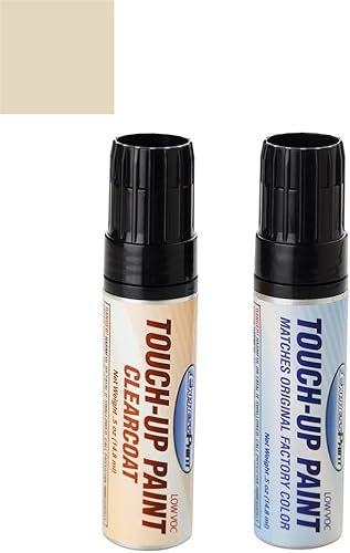 Vista 569 de ColorRite Tarro de media onza para Audi A8 pintura de retoque automotriz – Havanna Black Pearl Clearcoat LW8X – Color+Clearcoat paquete LW8X (2011)