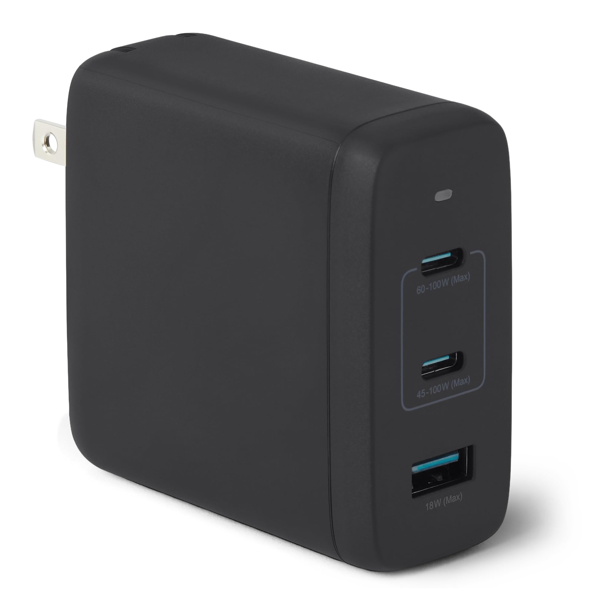 Amazon Basics 120W Fast Charging USB-C Nano GaN Wall Charger