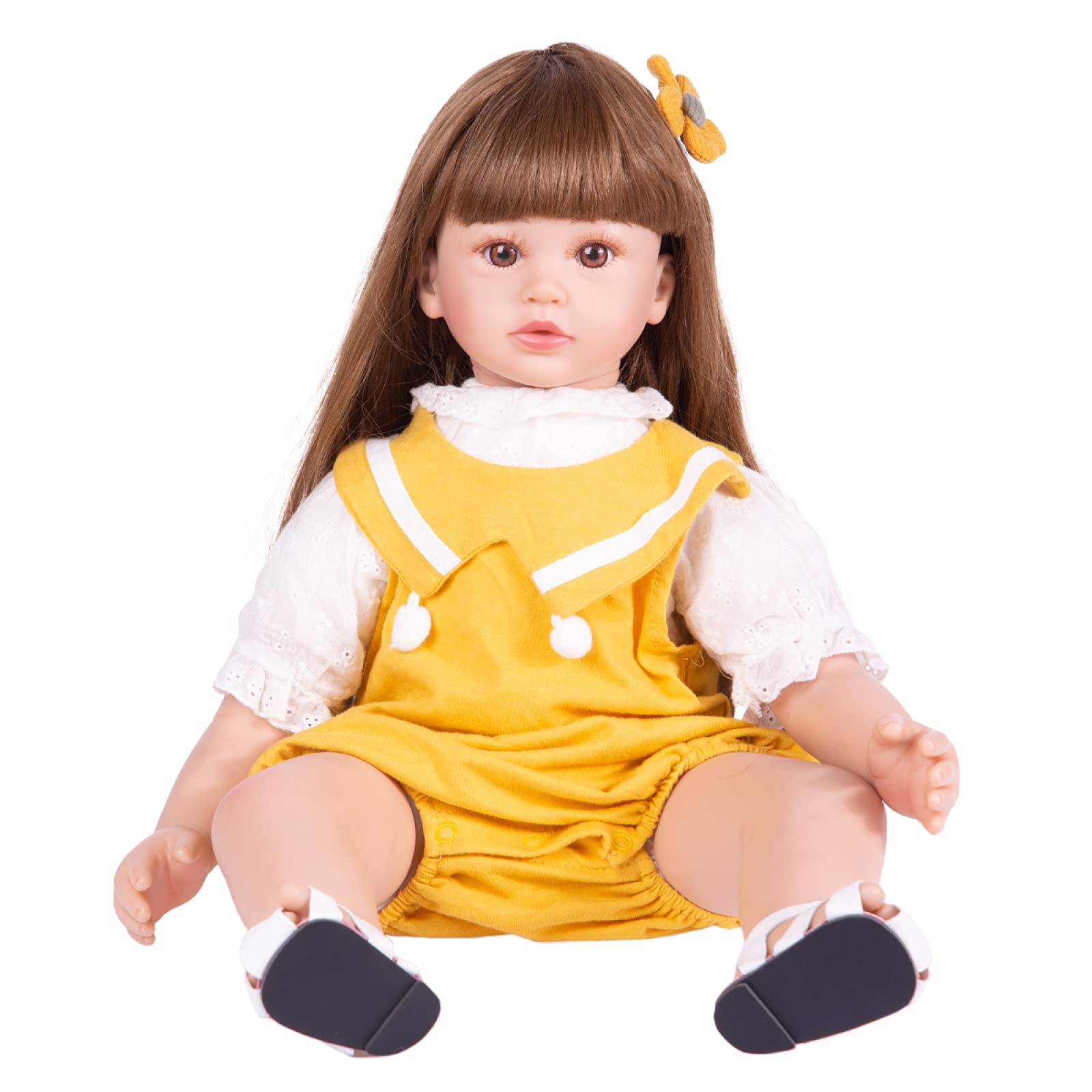 Amazon.co.jp: リアルリボーン赤ちゃんベビー幼児人形布ボディ 24