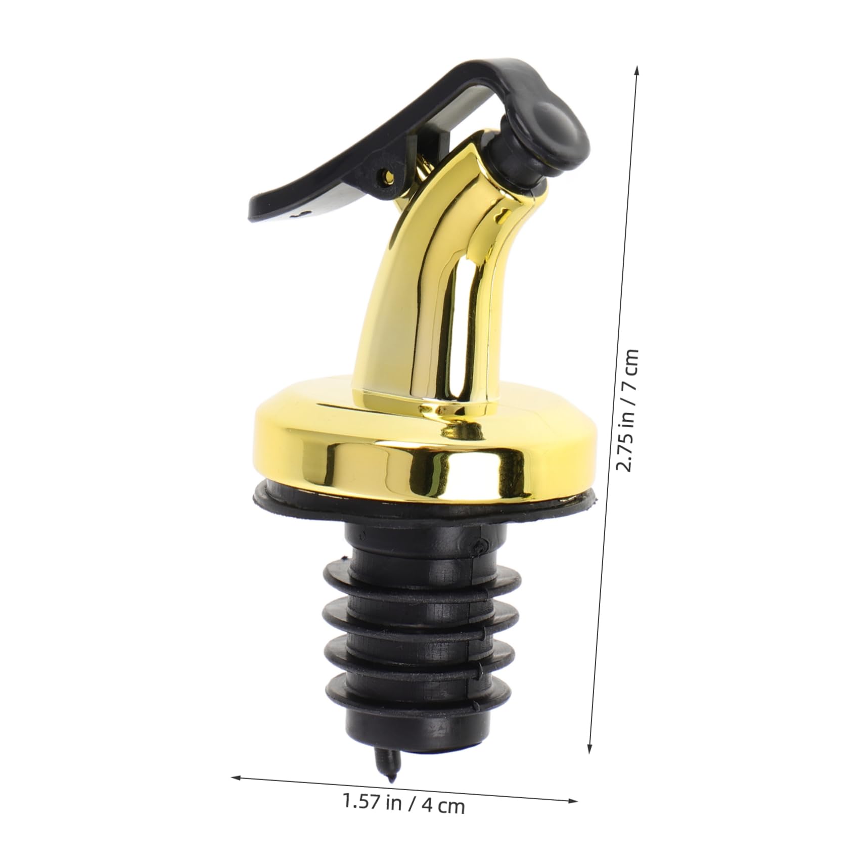 4pcs Olive Oil Bottle Spout Leakproof Oil Pourer Nozzle for Condiment Dispensing for Soy Sauce Vinegar and Salad Dressing Reusable and Easy to Clean Kitchen Accessory