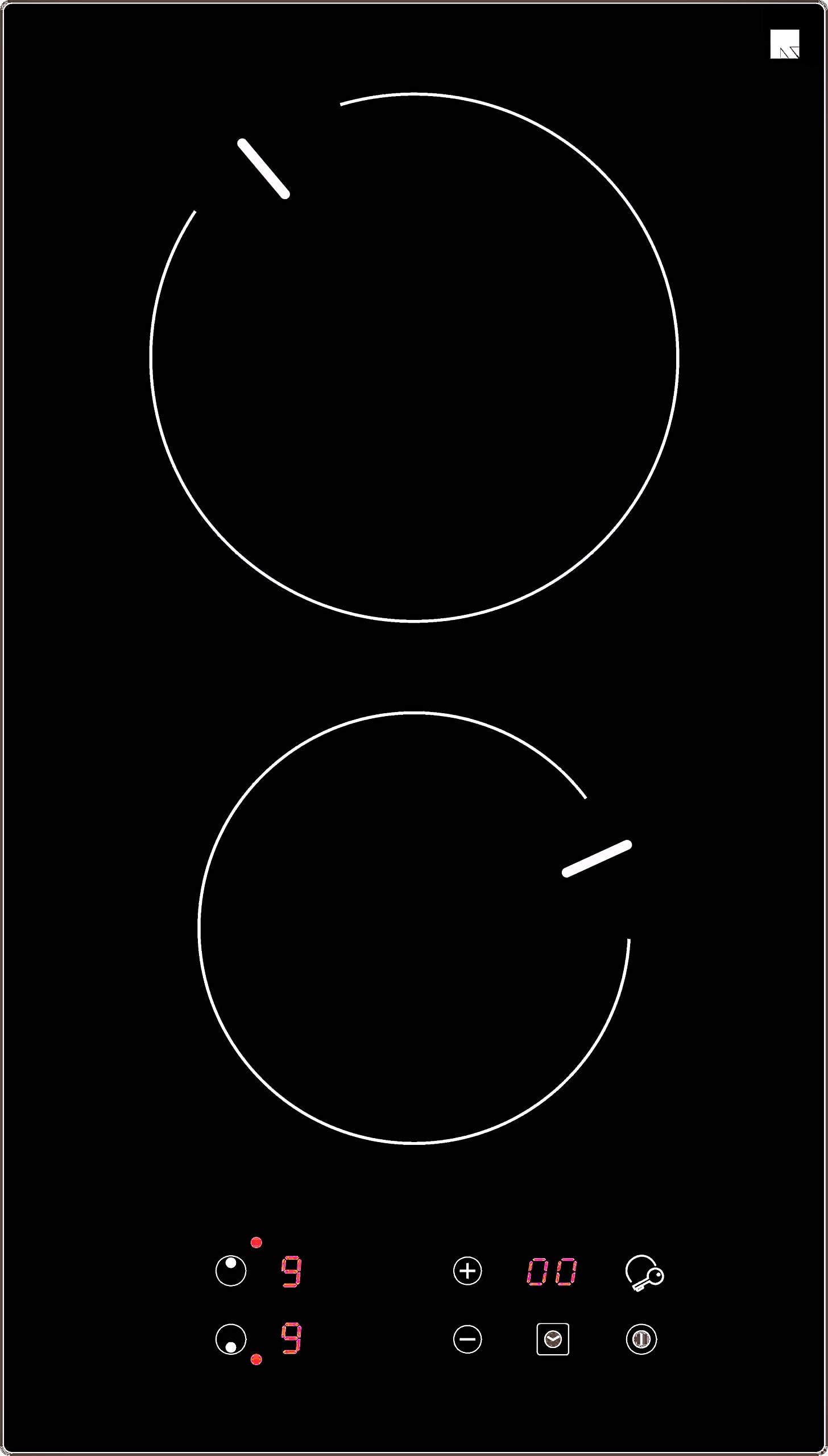 Ramblewood High Efficiency 2 Burner Electic Stovetop, EC2-18