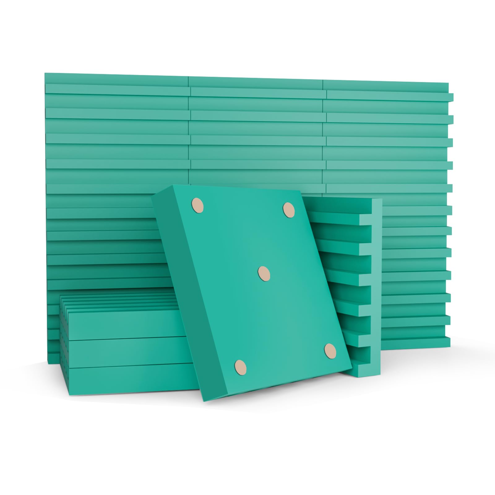 50Pack Sound Proof Foam Panels for Walls 2