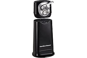 Hamilton Beach 2-in-1 Electric Under-Cabinet Can Opener with Cordless, Rechargeable, Walking Head,...