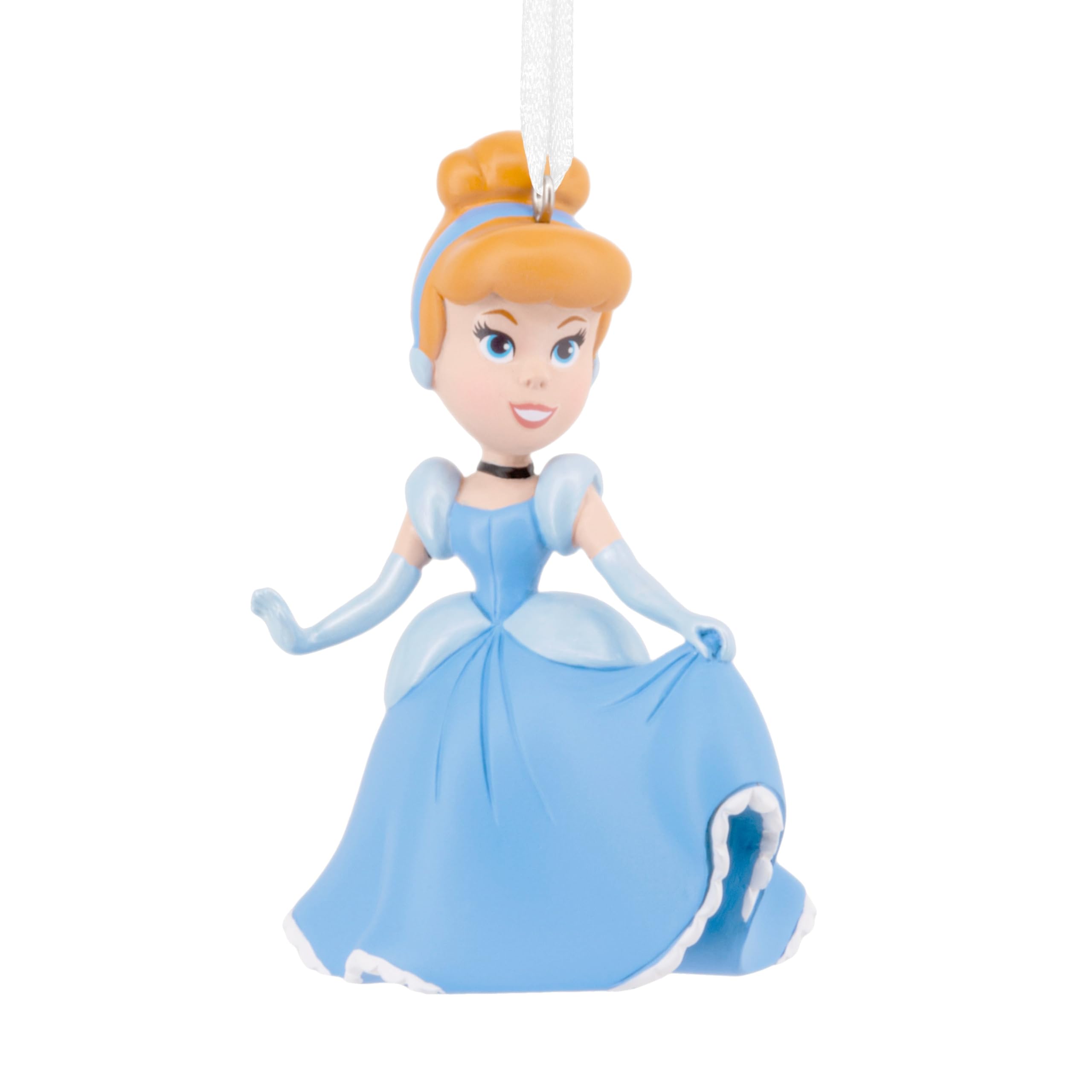 Hallmark Cinderella Hanging Ornament, Disney Tree Decoration, Blue Ballgown