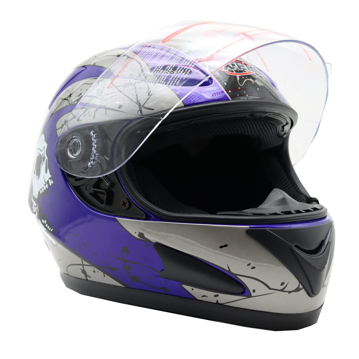 Amazon.com: X-Pro Adult Motorcycle Full Face Helmet DOT Approved