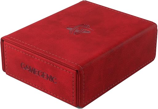 Gamegenic Token Keep - Premium Token Box for Safe Storage, Fits Dungeon 1100+ and Dungeon S 550+, Holds Tokens, Dice, and Cards, Fully Usable During Gameplay, Red Color, Made