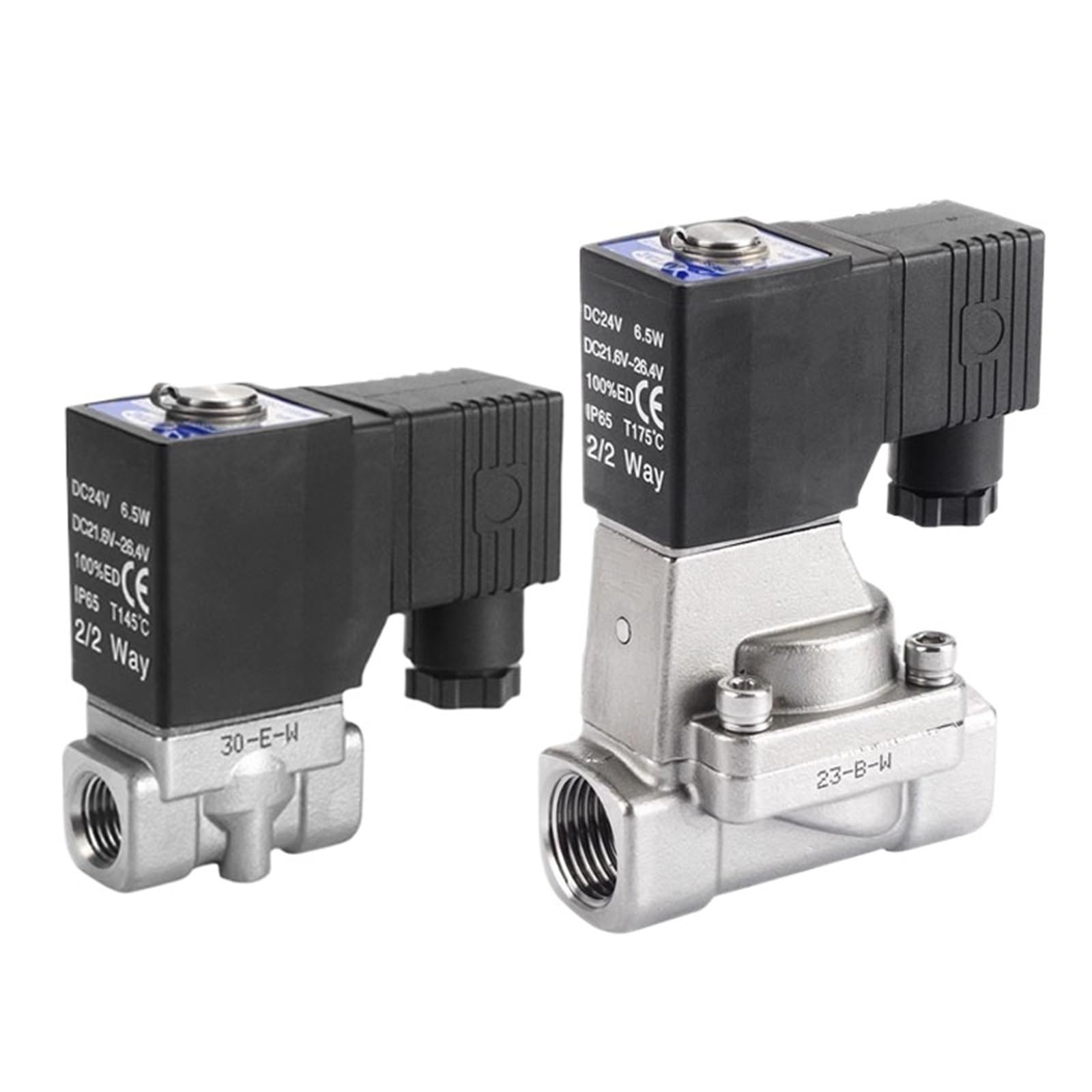 Électrovanne d'eau 2S200-20A AC220V en acier inoxydable 304 pour régulation