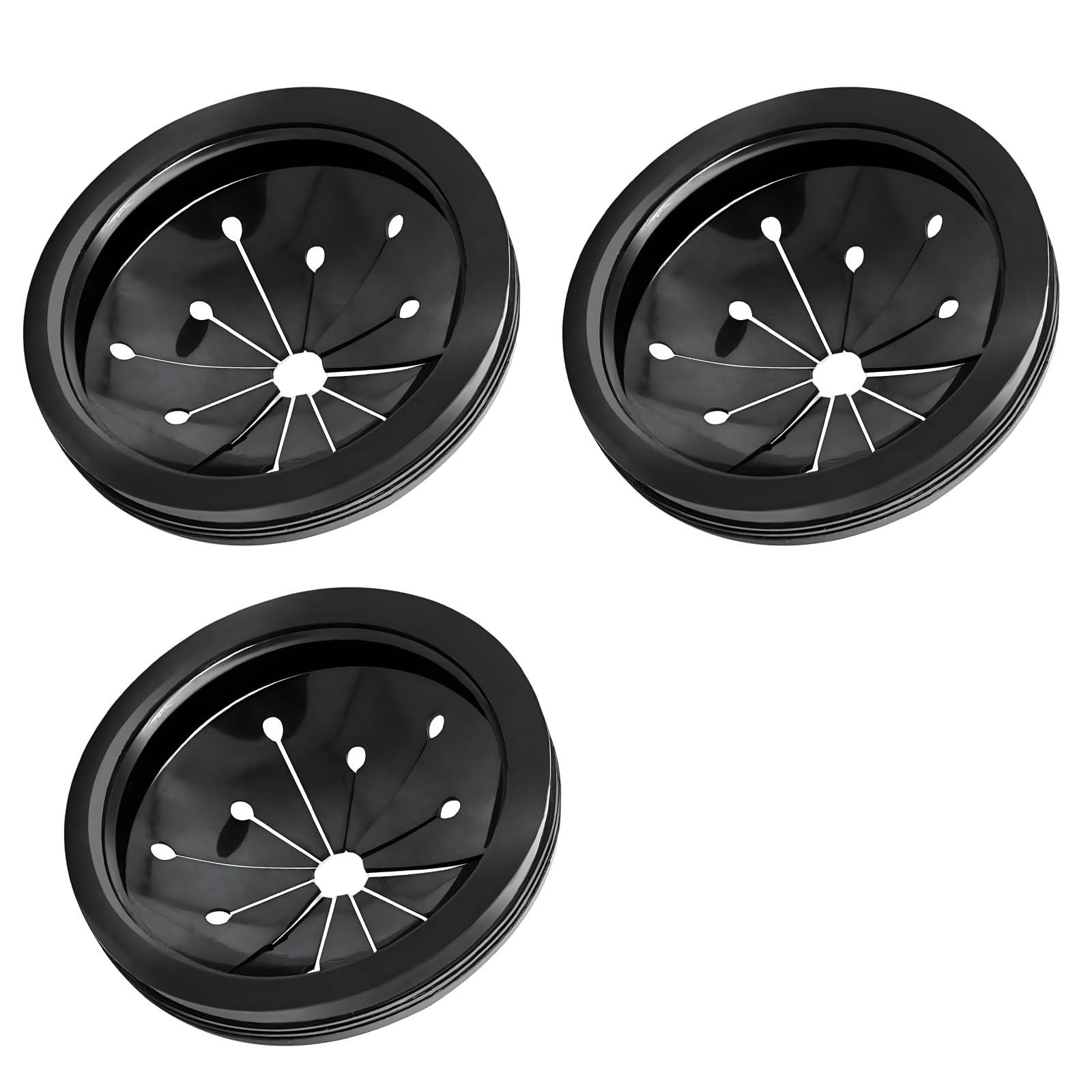 FGDTREE 3pack Kitchen Sink Drain Strainer Assembly Garbage Disposal Flanges Stoppers Plugs for Food Waste Multifunction Drain Plugs Garbage Splashes Guards