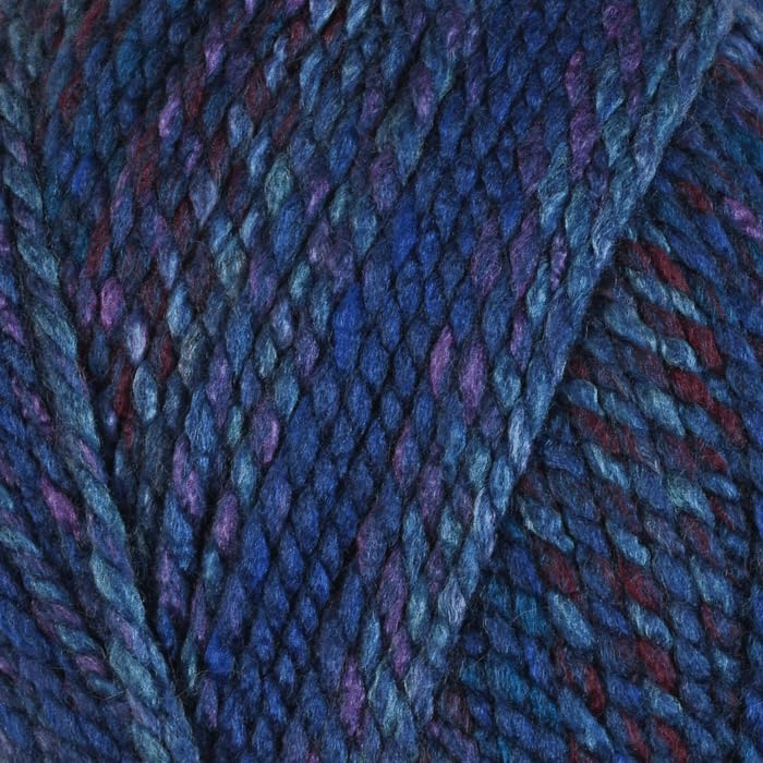 WoolCraft Pebble Chunky Knitting & Crochet Yarn, Great Value Yarn with 36 Colour Combinations in The Range, 100% Acrylic, 320 Metres, 200g Balls, Single Ball, Melody — image 1