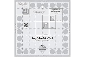 Creative Grids 10 inch Wonky Log Cabin Trim Tool