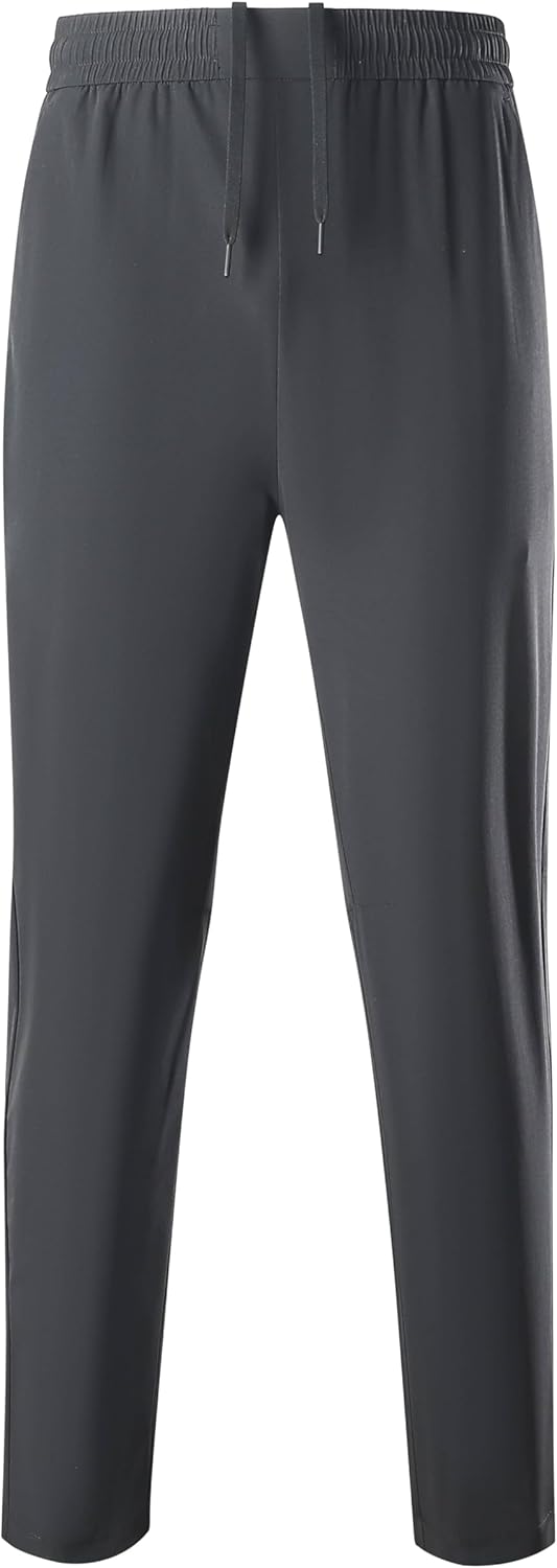 Light Summer Breeze Pants for Short Men 27 28" Inseam Stretch Quick Dry Casual Commuter Pant Relax Fit - Image 4