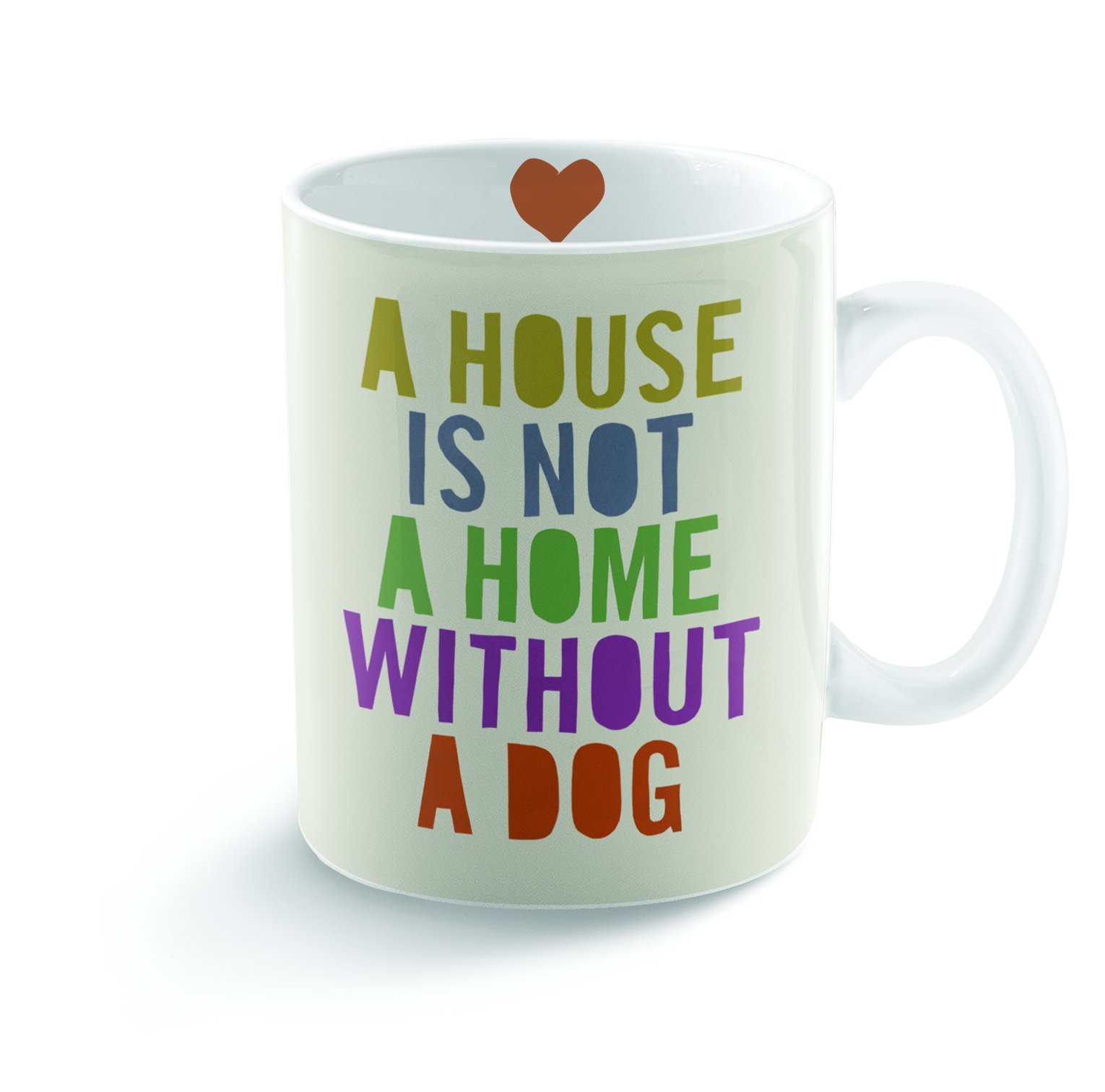 Fringe Studio A House is Not a Home without a Dog Mug, 16 oz, Assorted