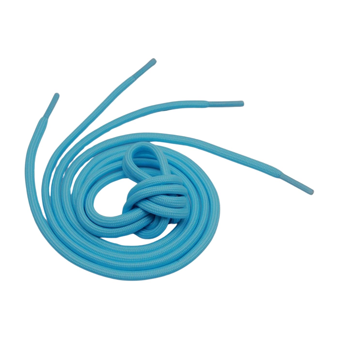 Santimon 2 Pairs Luminous Round Shoelace Glow in the Dark Colorful Sport Shoelace Kids Children Heavy Duty Work Shoe Strings