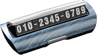 Temporary Parking Telephone Number Card - Number Plate,Heat-Resistant Phone Numbers Plate, Parking Number Plate for Cars Troonz