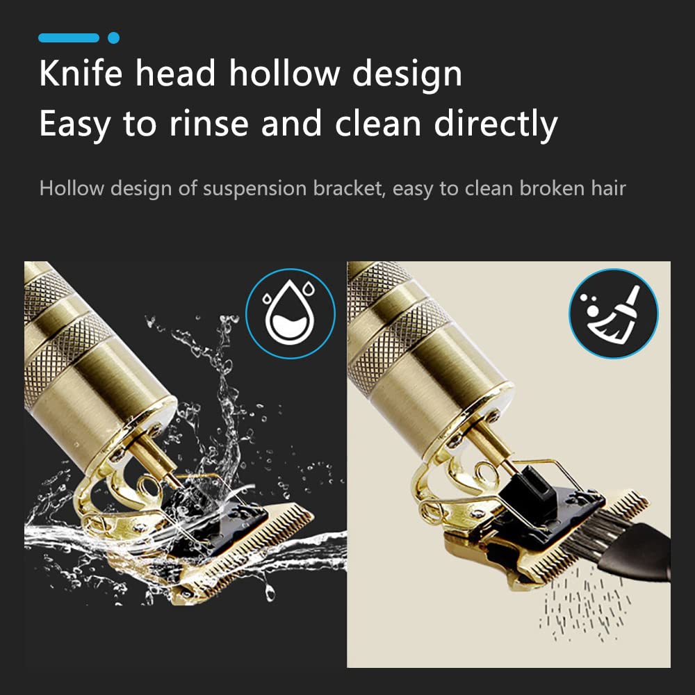 Tondeuse Cheveux Hommes,Tondeuse Barbe Professionnel Finition,Rasoir Electriques Hommes,Sans Fil Brostyle Tondeuse Precision Rechargeable,Cadeau Homme