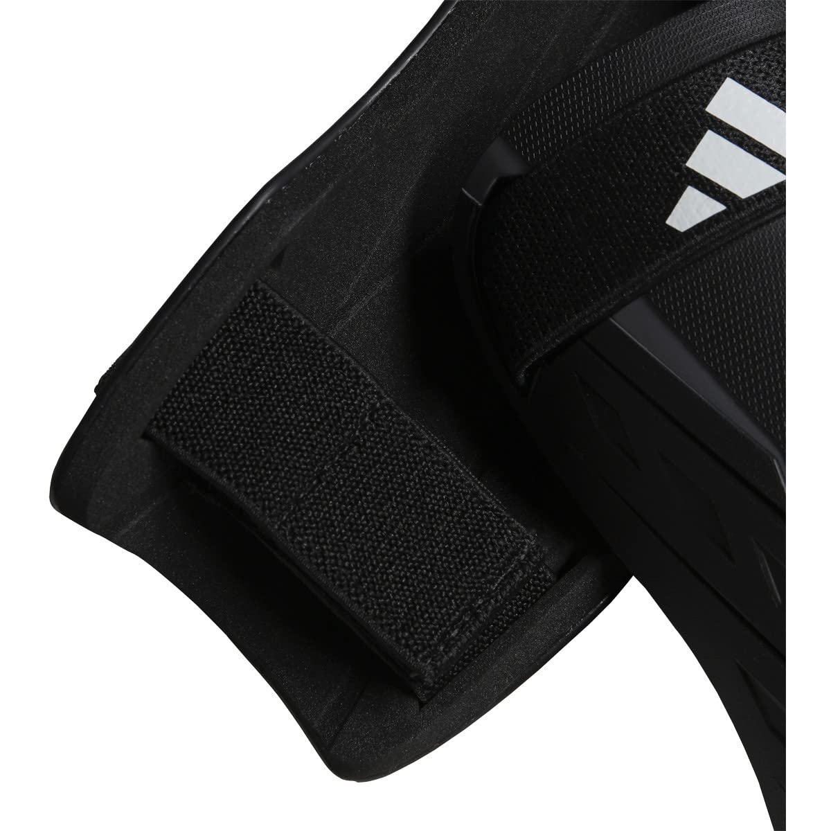 adidas Unisex-Adult Tiro Soft Ground Training Shin Guards, Black/White/Iron Metallic, Large