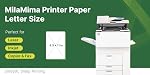 5000 Sheets Copy Paper 8.5 x 11 Inch 92 Bright White 10 Ream Case | Letter Size 20lb Bond 100% Virgin Wood Pulp Jam-Free Multipurpose for Laser Inkjet Office School Acid Free Archival Canada