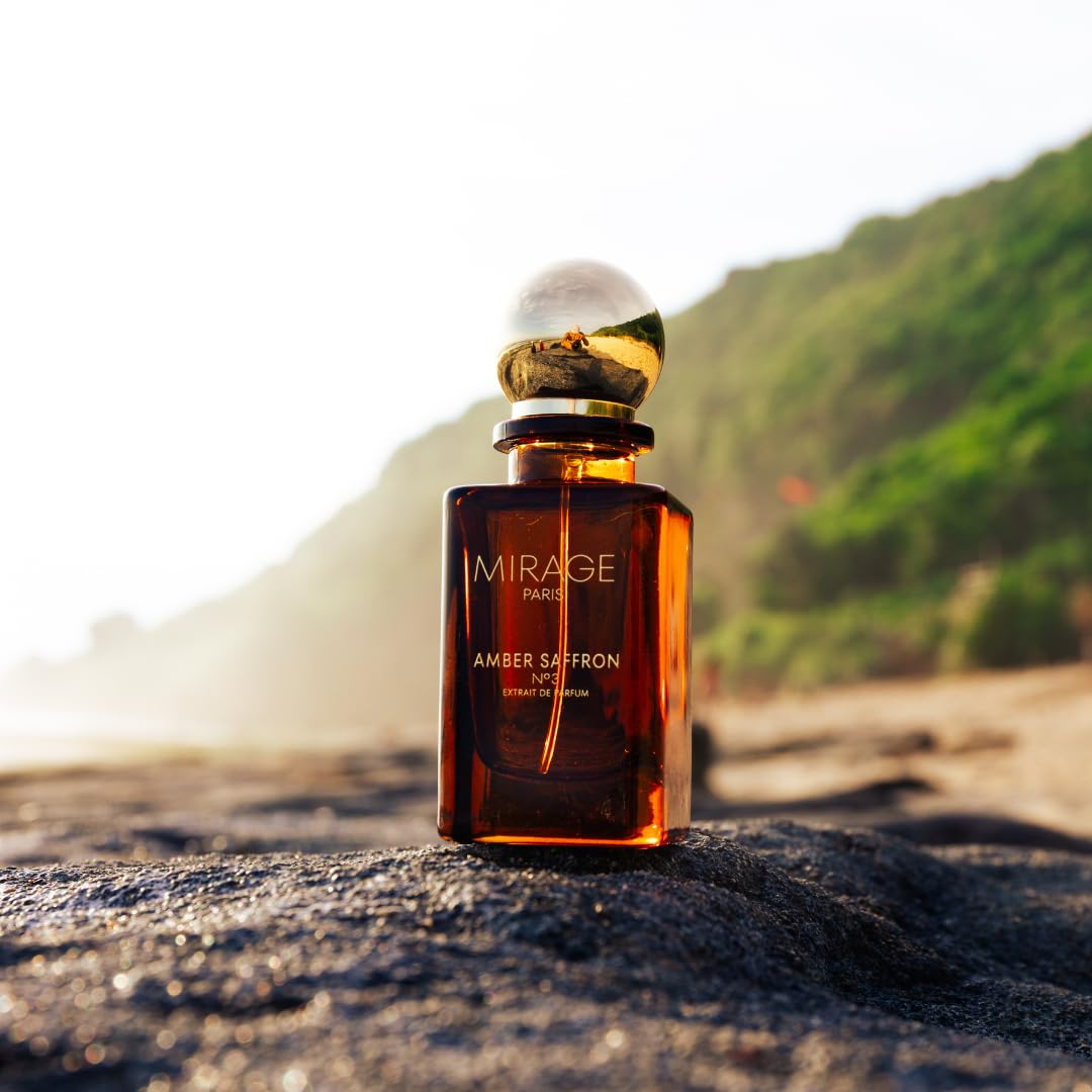 Amber Saffron No.3 – Extrait de Parfum Unisex (30% Duftöl), mit Pheromonen, würzig-warmes Amber & Safran, langanhaltend & luxuriös, 50 ml + gratis 2 ml Duftprobe