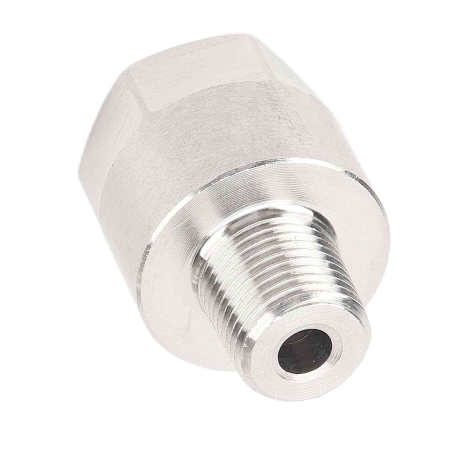 M10 x 1,0 adattatore per misuratore femmina, adattatore manometro olio NPT da 1/8 pollici maschio a M10 x 1,0 femmina per olio carburante pressione acqua misuratore di temperatura da rimuovere