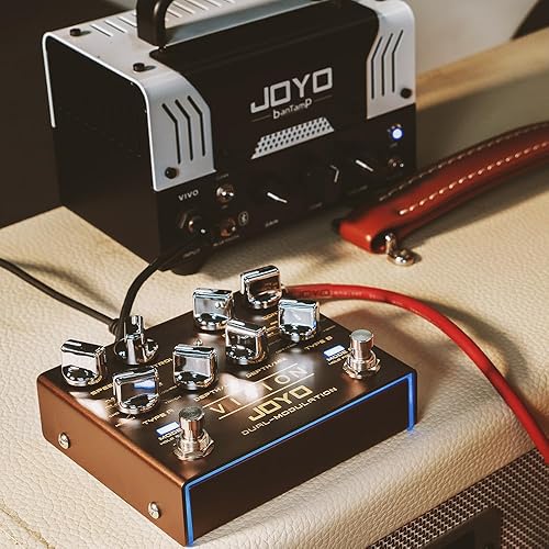 Miniatura 83 de JOYO Overdrive Pedals Serie R Pedal de doble canal limpio y salvaje efecto Overdrive para guitarra eléctrica (máximo R-05)