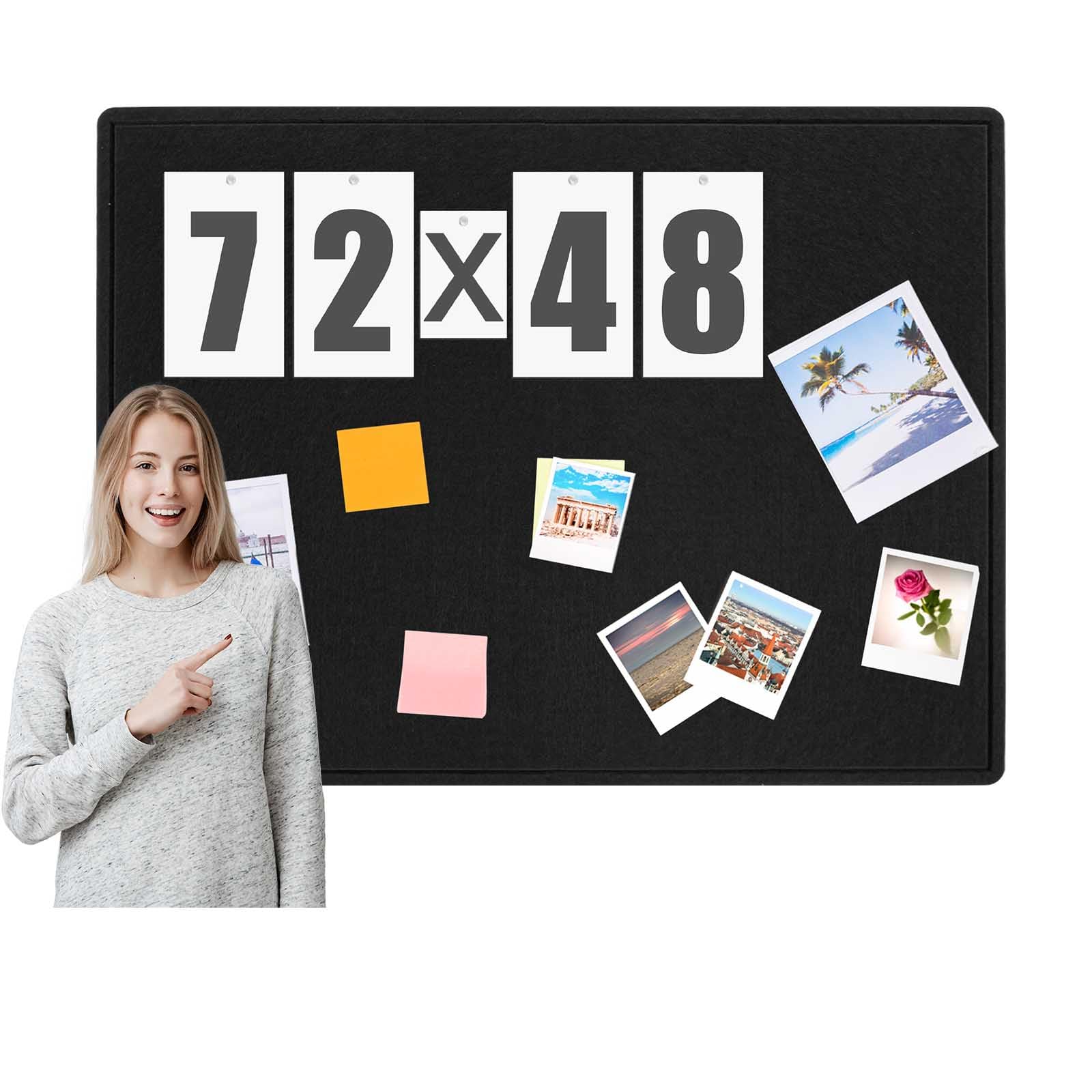 Felt Extra Large Bulletin Board Decorative Felt Pin Board 96 X 48 - View #11