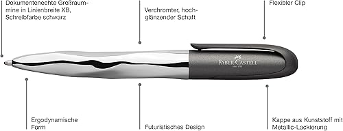 Miniatura 3 de Faber-Castell 149606 N'ice Bolígrafo - Gris Metálico