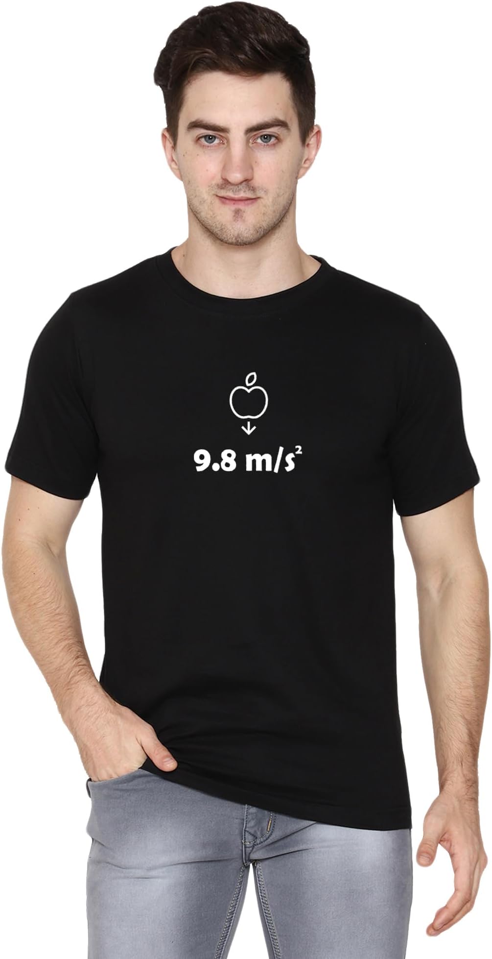 T-shirt Truck Graphic Printed T-Shirt for Men and Women | Gravity | Science T-Shirts | Science Quote Tshirts | Chemistry T-Shirt | Physics T-Shirt