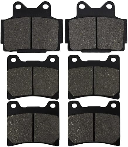 Para Yamaha FZR400 FZR 400 Genesis 1986-1989 FZ400 FZ 400 1985 RD500 RD 500 1984-1986 Pastillas de freno delanteras y traseras semimetálicas (color