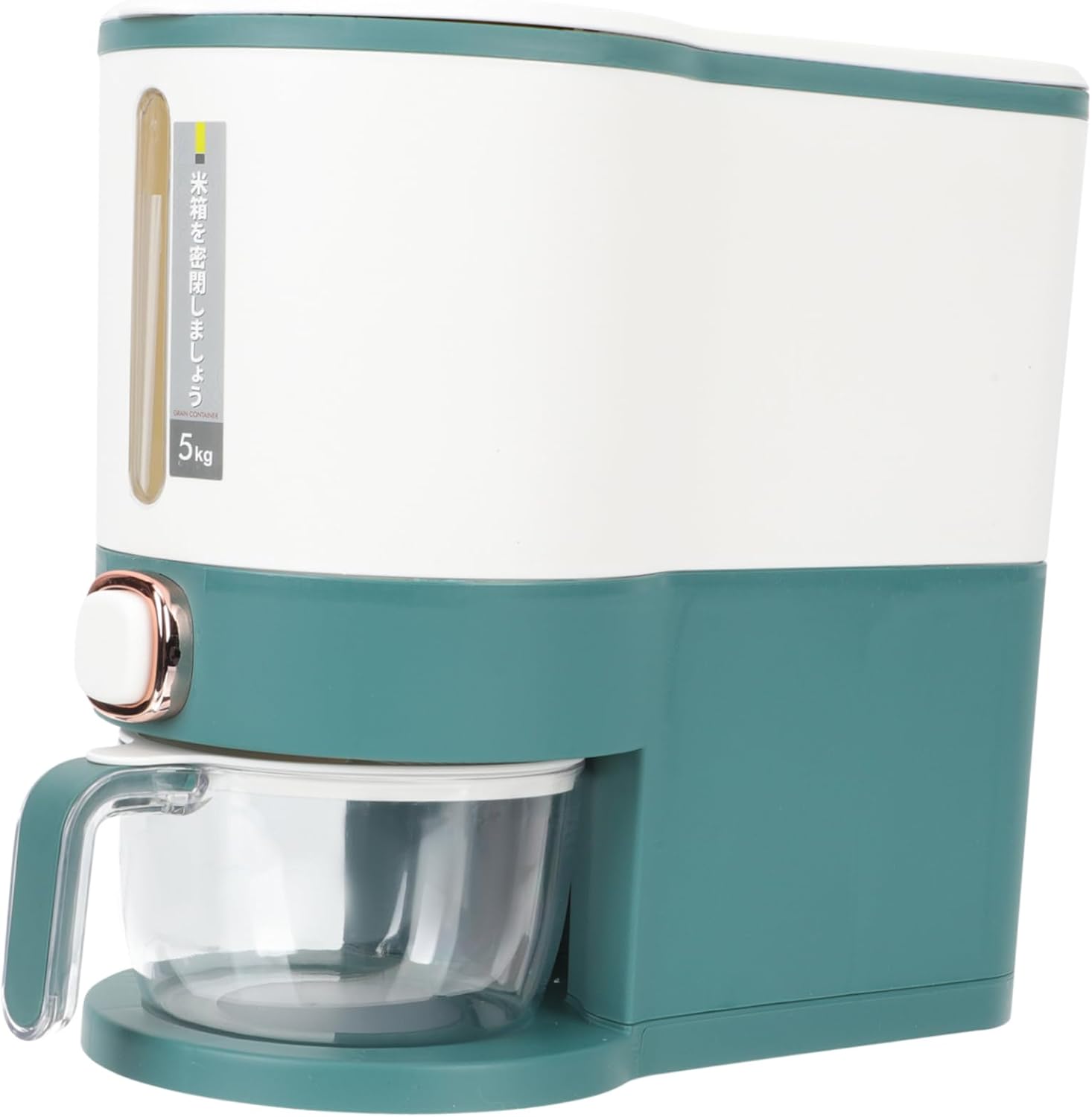 BESTOYARD Rice Storage Container with Measuring Cup Airtight Cereal Bucket for Home Organization Capacity Grain Holder Food-grade Rice Dispenser for Kitchen Use