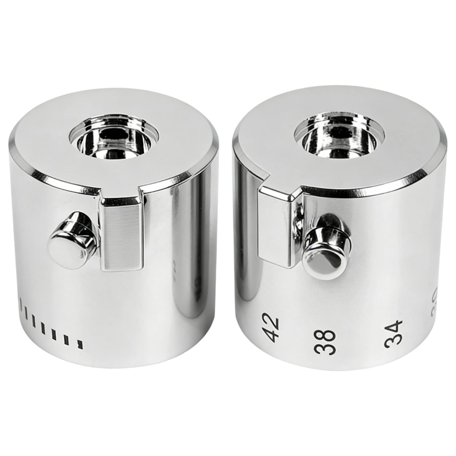FENGfxcgs 1 Pair Bath Shower Thermostatic Handle, Shower Bathtub Faucet Knobs Hot and Cold Faucet Replacement Tap Handles Knob Showers Control Handles Kitchen Bathroom Accessories