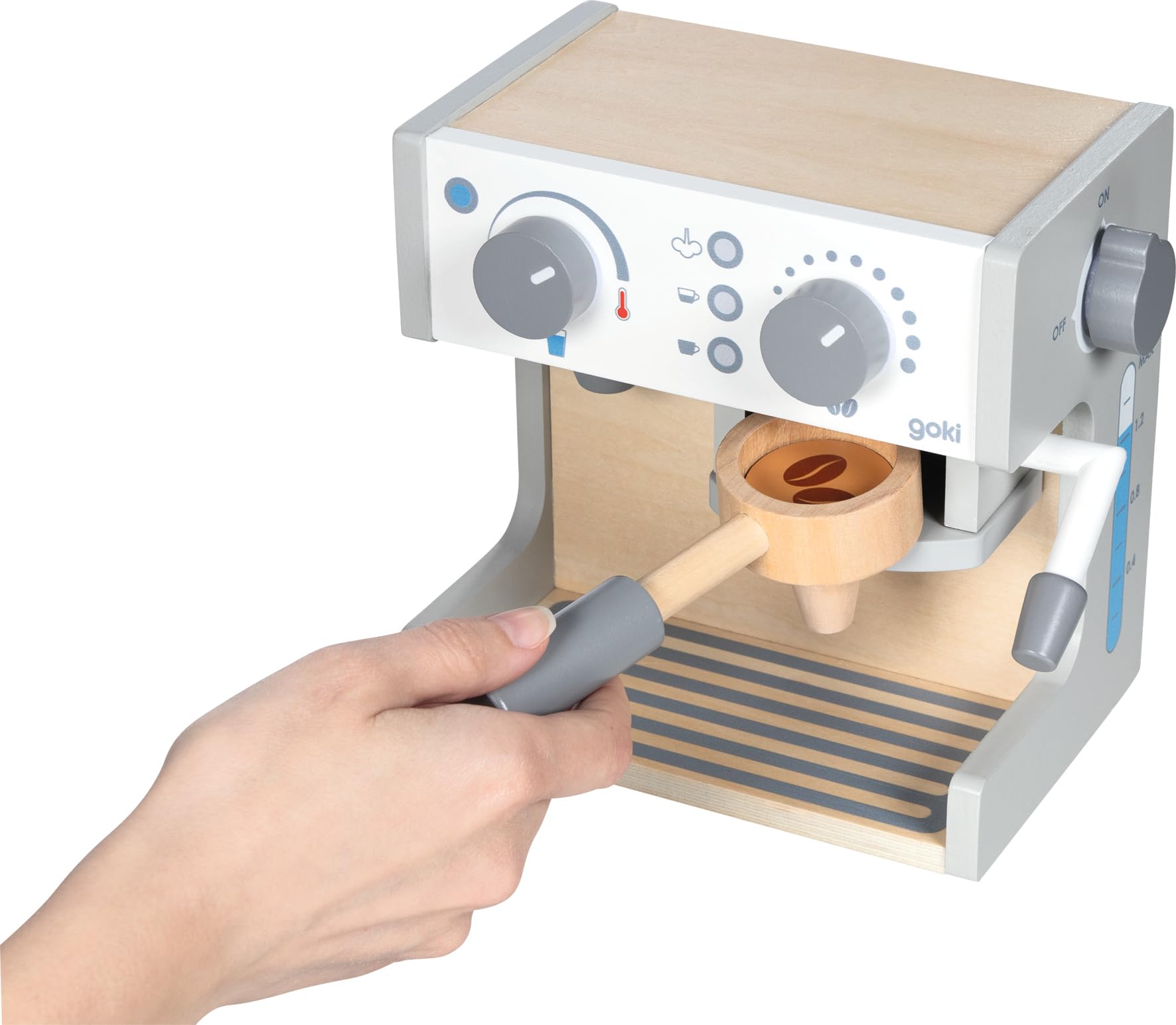 Kaffee & Teestation 18,7 x 12 x 17,5 cm Holz 16 Teile