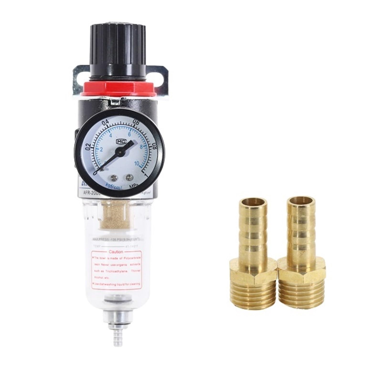 AYNRJKKX AFR2000 Pneumatic Compressor Air Filter Treatment Unit Pressure Regulator(AFR2000 TPC8)