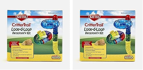 Miniatura 9 de Kaytee CritterTrail Fun-nel - Paquete de 5 tubos rectos para hábitat para animales pequeños